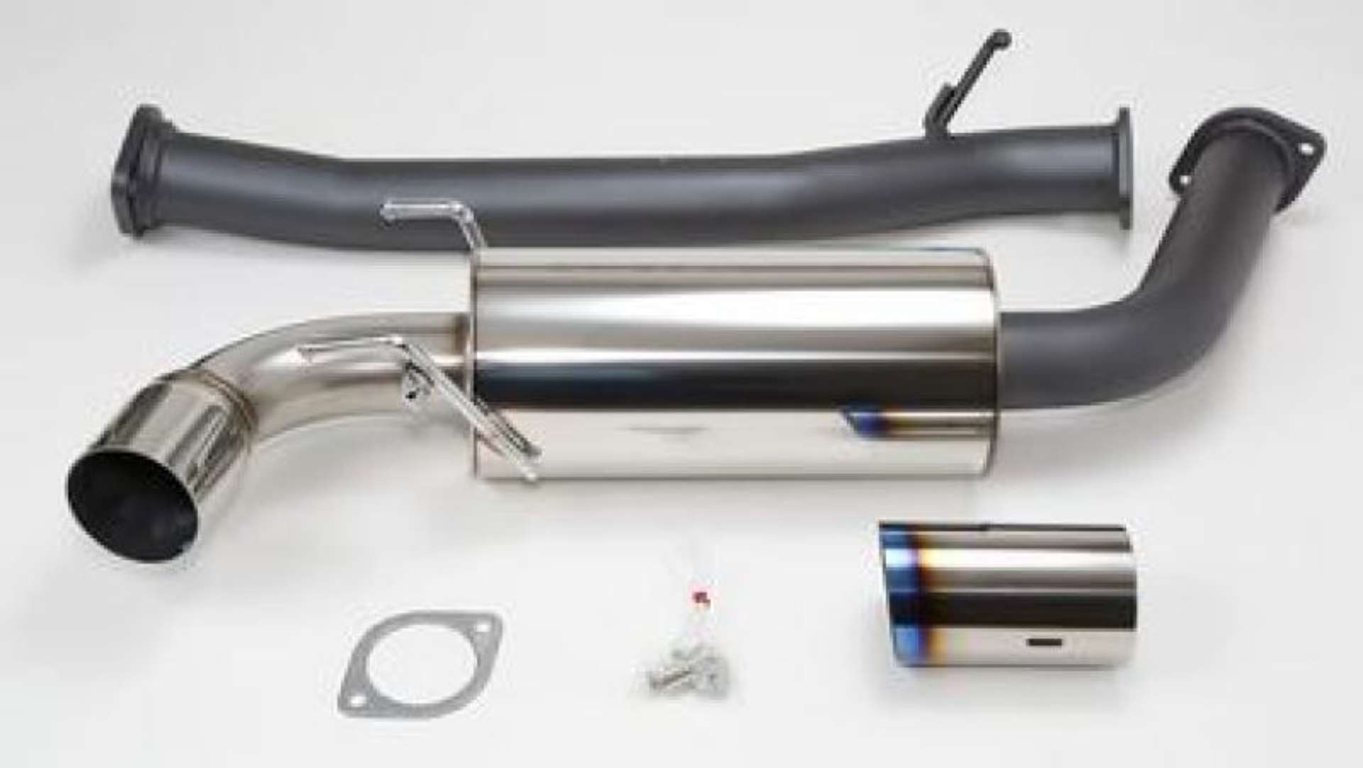 Picture of HKS RX8 75mm Single TI-tip Hi Power Cat-back Exhaust