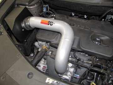 Picture of K&N 10 GMC Terrain - 10 Chevy Equinox 2-4L-L4 Silver High Flow Performance Kit