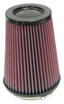 Picture of K&N Round Tapered Universal Air Filter 4 inch Flange 5 3-8 inch Base 4 inch Top 7 inch Height