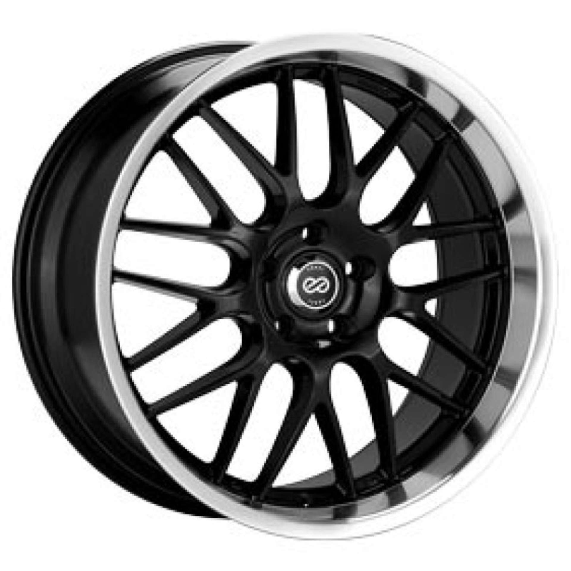 Picture of Enkei Lusso 20 x 8-5 40mm Offset 5x114-3 Bolt Pattern Black w- Machine Lip Wheel