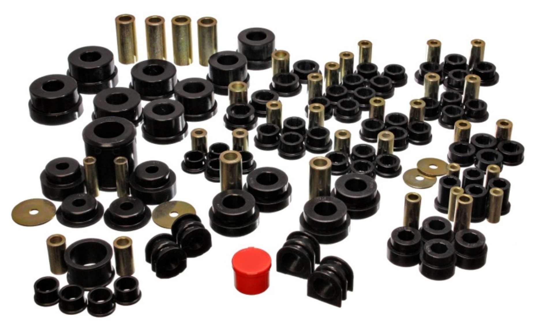 Picture of Energy Suspension 02-09 Nissan 350Z - 03-07 Infiniti G35 Coupe Black Hyper-Flex Master Bushing Set