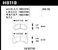 Picture of Hawk Super Duty Street Brake Pads