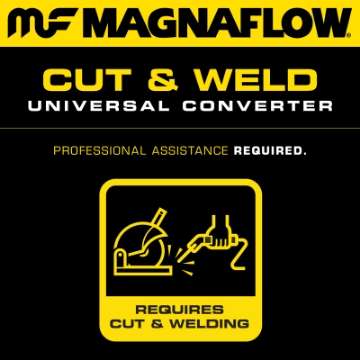 Picture of MagnaFlow Conv Univ 3inch C-C 5inch spun body