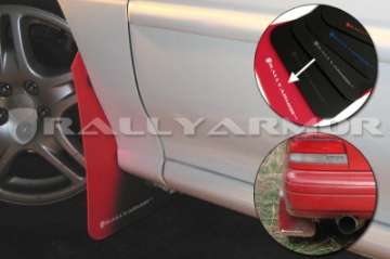 Picture of Rally Armor 93-01 Subaru Impreza RS Red UR Mud Flap w- White Logo