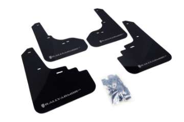 Picture of Rally Armor 05-09 Subaru Legacy - Outback Black UR Mud Flap w-Silver Logo