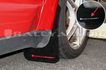 Picture of Rally Armor 05-09 Subaru Legacy - Outback Black UR Mud Flap w-White Logo