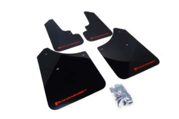 Picture of Rally Armor 03-08 Subaru Forester Black UR Mud Flap w- Red Logo