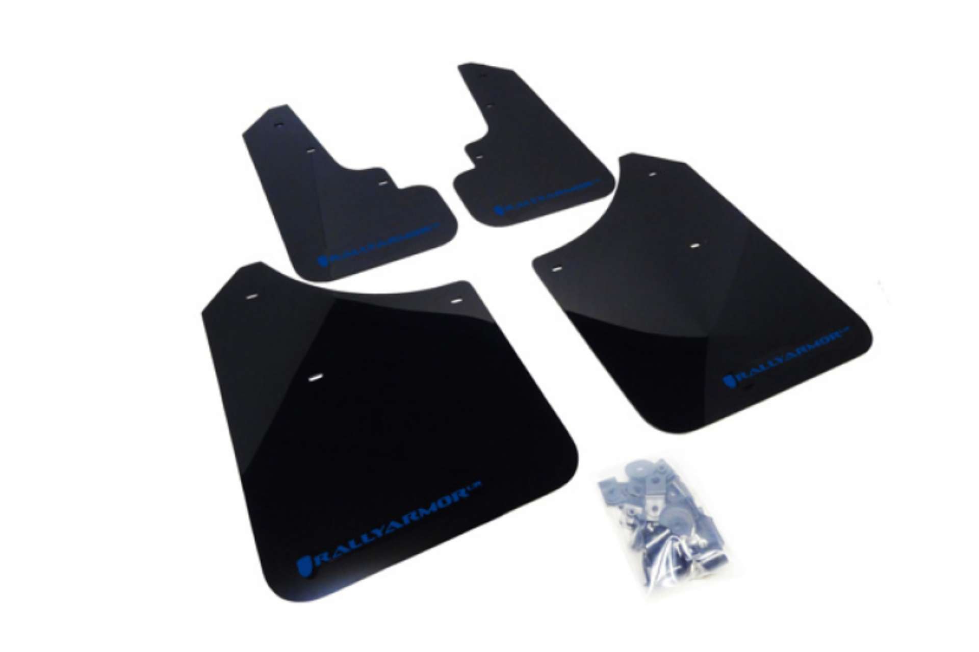 Picture of Rally Armor 03-08 Subaru Forester Black UR Mud Flap w- Blue Logo