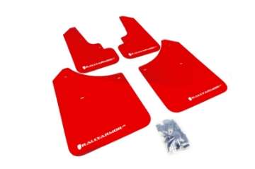 Picture of Rally Armor 03-08 Subaru Forester Red UR Mud Flap w- White Logo