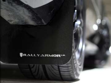 Picture of Rally Armor 08-10 Subaru WRX - 08-11 Impreza 2-5i Hatch-Sedan Black UR Mud Flap w-White Logo