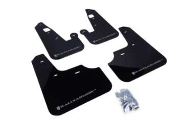 Picture of Rally Armor 07-17 Mitsubishi Lancer Black UR Mud Flap w- Silver Logo