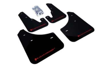 Picture of Rally Armor 04-09 Mazda3-Speed3 Black UR Mud Flap w- Red Logo