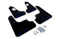 Picture of Rally Armor 08-17 Mitsubishi EVO X Black UR Mud Flap w- Blue Logo