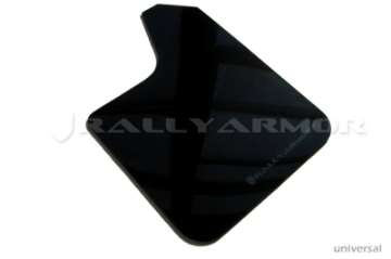 Picture of Rally Armor Universal Fit No Hardware Black UR Mud Flap w- Grey Logo