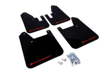 Picture of Rally Armor 98-02 Subaru Forester Black UR Mud Flap w- Red Logo