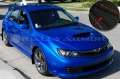 Picture of Rally Armor 08-11 Subaru STI Hatch Only - 11-14 WRX Hatch Only Black UR Mud Flap w-Blue Logo