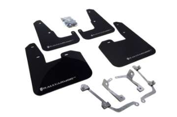 Picture of Rally Armor 08-11 Subaru STI Hatch Only - 11-14 WRX Hatch Only Black UR Mud Flap w-Silver Logo