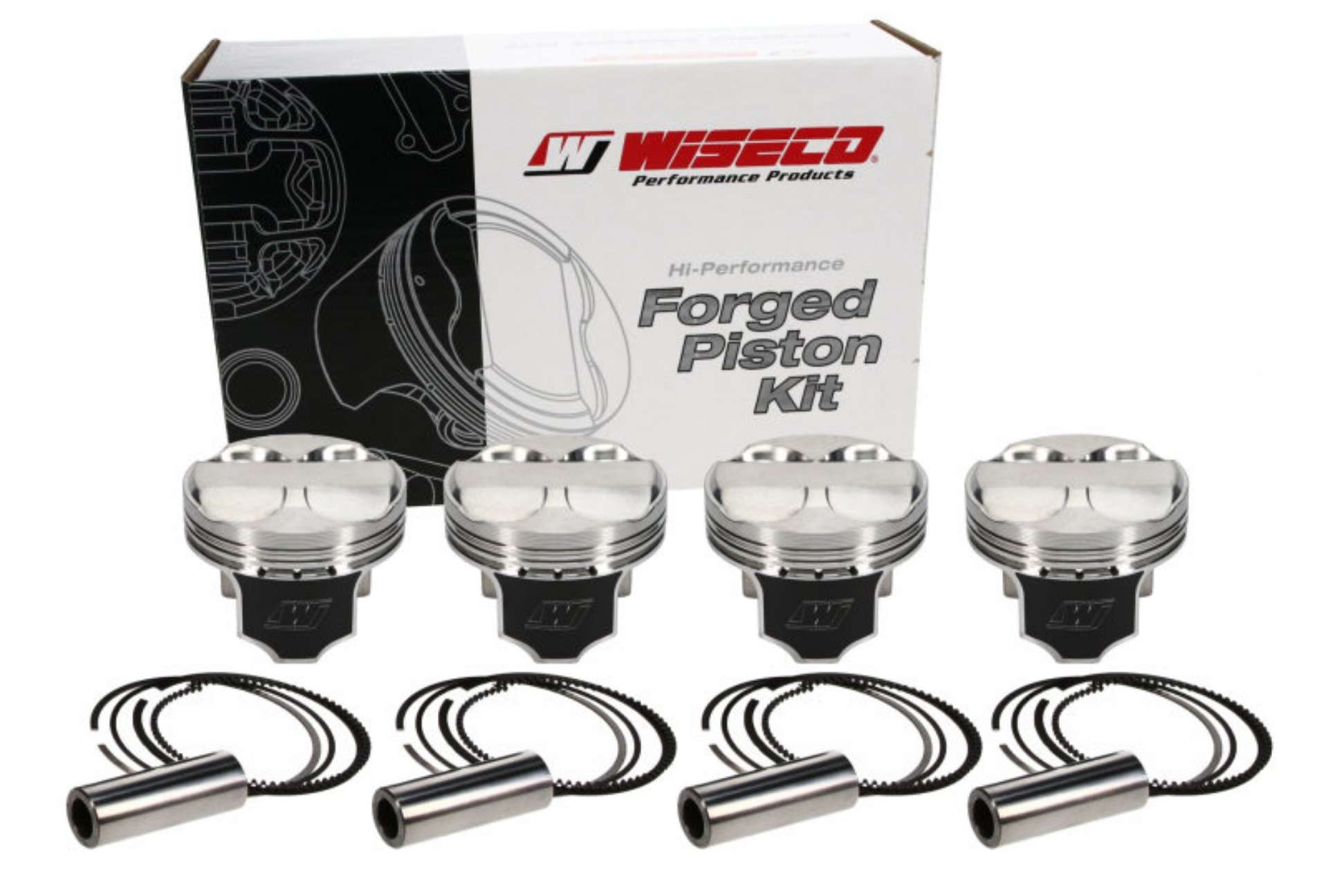 Picture of Wiseco Honda K24 w-K20 Head +5cc 12-5:1 CR Piston Shelf Stock