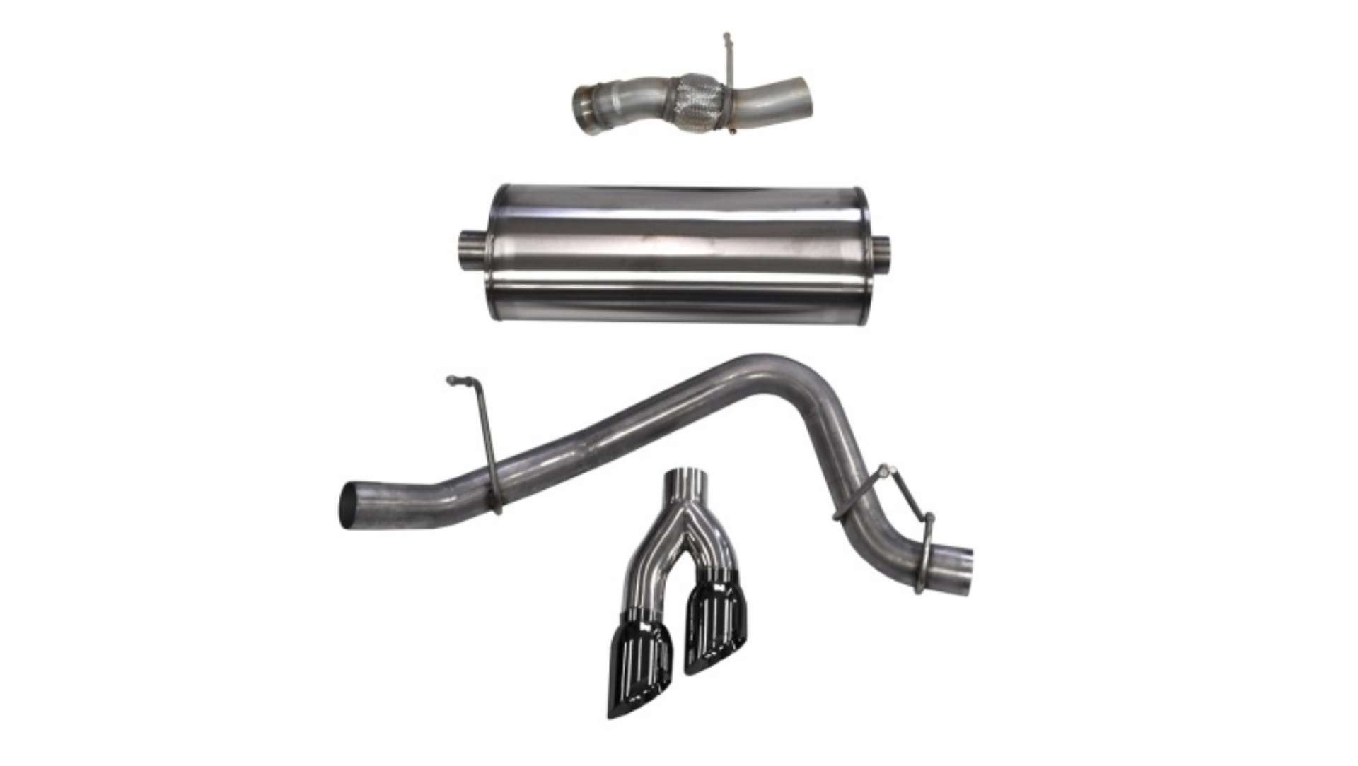 Picture of Corsa 2015-2020 GMC Yukon Denali 6-2L V8 Single Side Exit Cat-Back Exhaust w- Polished Black Tips