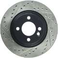 Picture of StopTech 02-07 Mini Cooper-Cooper S Slotted & Drilled Right Front Rotor