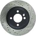 Picture of StopTech 02-07 Mini Cooper-Cooper S Slotted & Drilled Left Front Rotor