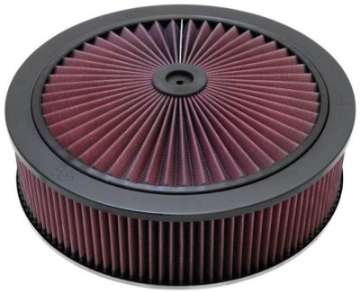 Picture of K&N X-Stream Top Filter Black 14 inch OD 5-125 inch Neck Flange 5-875 inch H