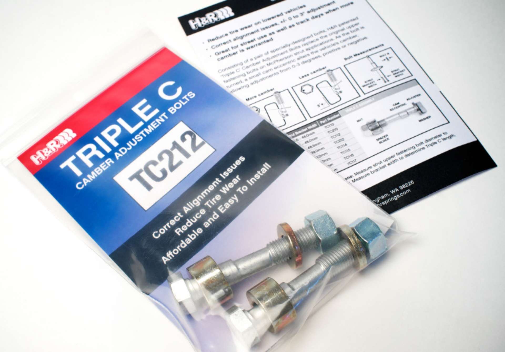 Picture of H&R TC212 Triple Camber Adjustment Bolts - 12mm