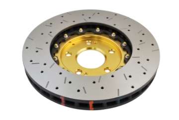 Picture of DBA 03-05 Evo 8-9 Front Drilled & Slotted 5000 Series 2 Piece Rotor Assembled w- Gold Hat