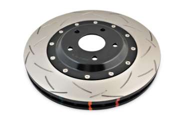 Picture of DBA 05-12 Corvette C6 w-Z06 pkg Front Slotted 5000 Series 2 Piece Rotor Assembled w- Black Hat