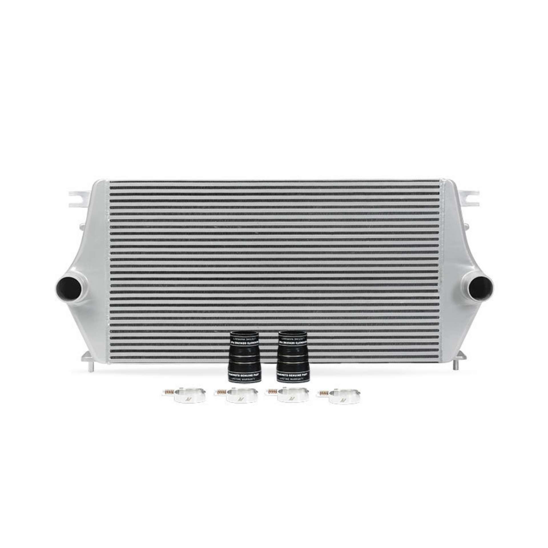 Picture of Mishimoto 16-19 Nissan Titan XD 5-0L Cummins Intercooler Silver