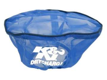 Picture of K&N Yamaha WRB650-WB700-WRB700-WRA700 Blue Oval Straight Drycharger Air Filter Wrap