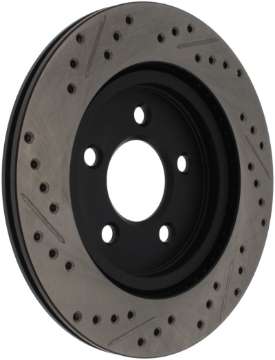 Picture of StopTech 05-10 Ford Mustang Slotted & Drilled Left Rear Rotor