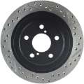 Picture of StopTech 06-07 Subaru Impreza WRX Exc STi Slotted & Drilled Left Rear Rotor