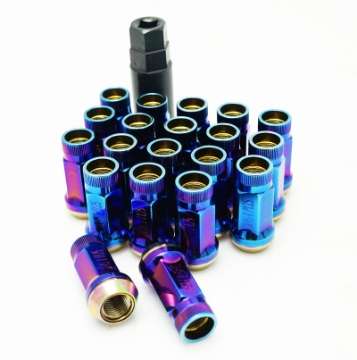 Picture of Wheel Mate Muteki SR45R Lug Nut Kit 12x1-25 - Burned Blue