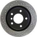 Picture of StopTech 06 BMW 325 - 07-09 BMW 328 Slotted & Drilled Right Rear Rotor