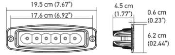 Picture of Hella Value Fit Mini 6in LED Light Bar - Flood