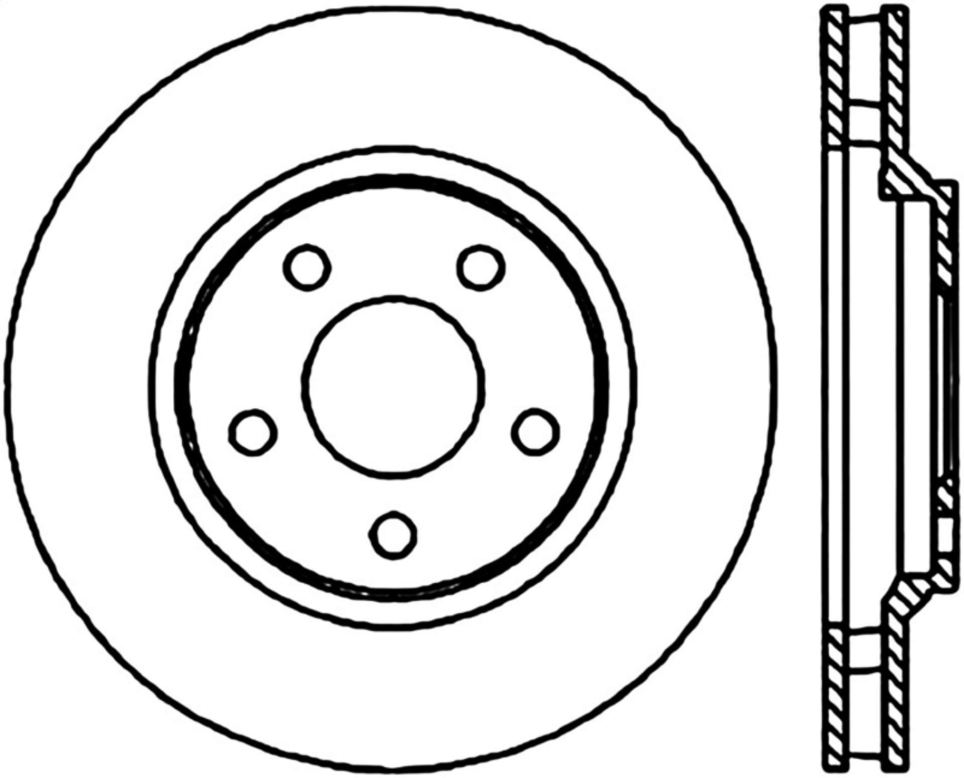 Picture of StopTech 98-02 Chevrolet Camaro - Pontiac Firebird-Trans Am Slotted & Drilled Front Left Rotor