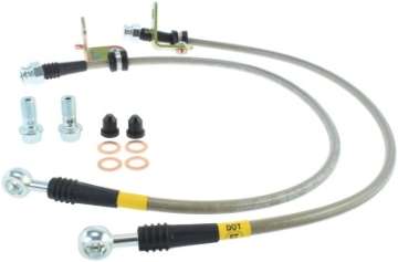 Picture of StopTech 03-08 Hyundai Tiburon Front Stainless Steel Brake Lines