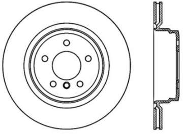 Picture of StopTech 06 BMW 330 - 07-09 BMW 335 Slotted & Drilled Right Rear Rotor