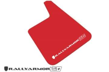 Picture of Rally Armor Universal Fit No Hardware UR Plus Red UR Mud Flap w- White Logo