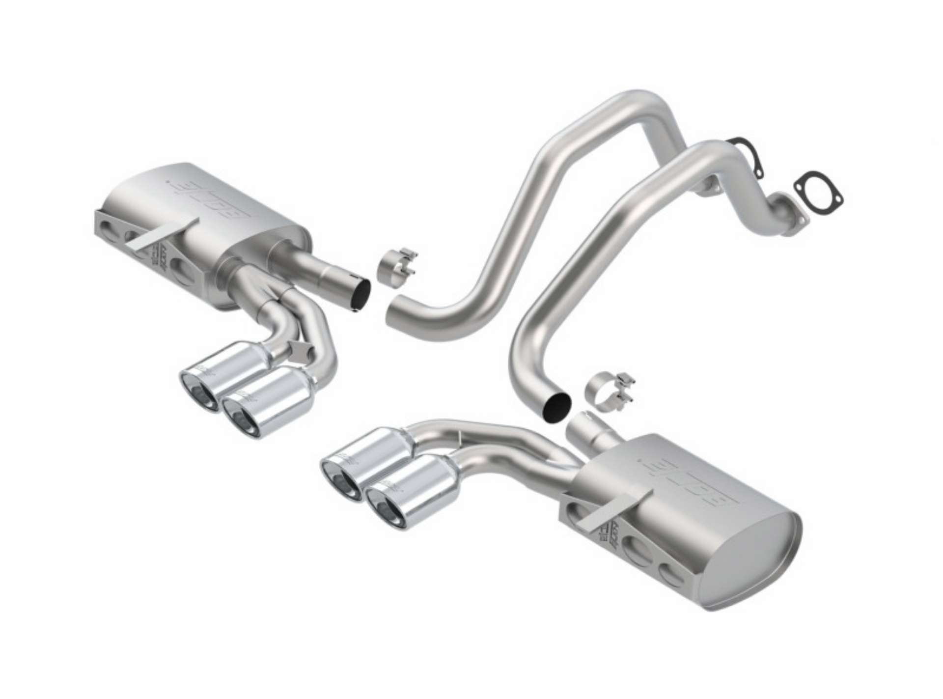 Picture of Borla 97-04 Chevrolet Corvette 5-7L 8cyl Touring SS Catback Exhaust