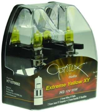 Picture of Hella Optilux H3 12V-55W XY Extreme Yellow Bulb