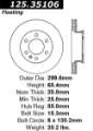 Picture of Stoptech 07-09 Dodge Sprinter Front Premium High Carbon Cryo Brake Rotor