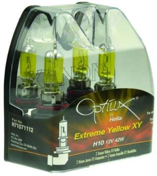 Picture of Hella Optilux H10 12V-42W XY Xenon Yellow Bulb