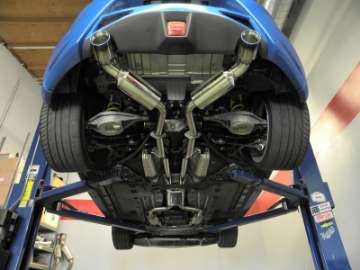 Picture of Injen 09-20 Nissan 370Z Dual 60mm SS Cat-Back Exhaust w- Built In Resonated X-Pipe