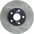 Picture of StopTech 03-08 Pontiac Vibe - 05-09 Scion tc Left Front Slotted & Drilled Rotor