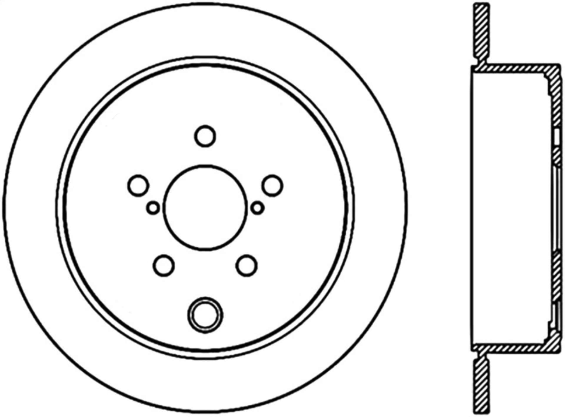 Picture of Stoptech 09-10 Subaru Forester - 08-10 Impreza-WRX Rear CRYO-STOP Rotor