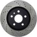 Picture of StopTech 08-09 Pontiac G8 Slotted & Drilled Front Left Rotor