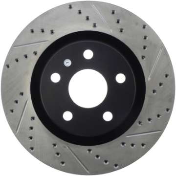 Picture of StopTech 08-09 Pontiac G8 Slotted & Drilled Front Left Rotor