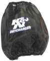 Picture of K&N Round Tapered Air Filter Wrap Black 7-5in Base ID - 4-5in Top ID - 6in Height